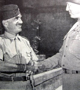 Jolson with General George Patton